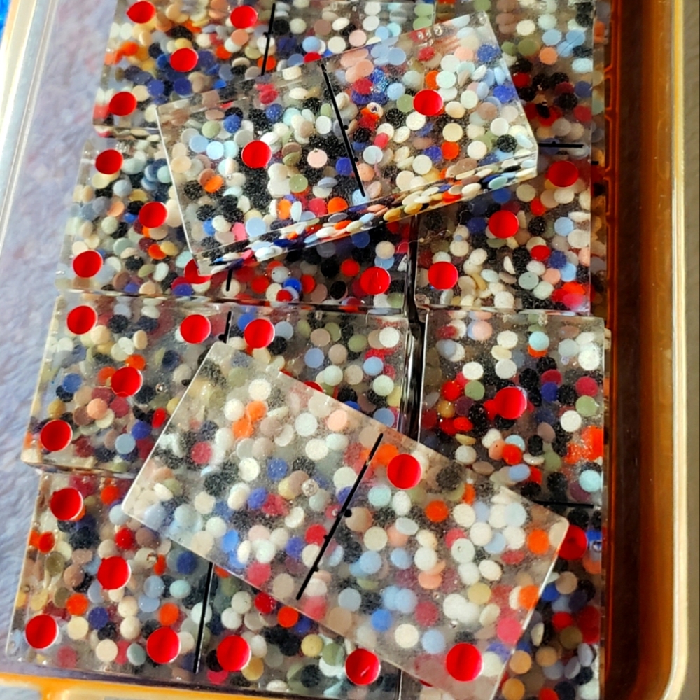 Handmade Resin Dominoes
